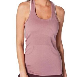 LULULEMON ATHLETICA Swiftly Tech Racerback in Quicksand/Quicksand Size 4
